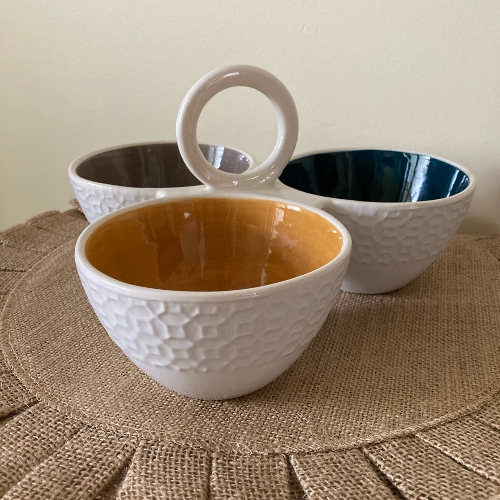 Threshold 3 Compartment ServingBowls